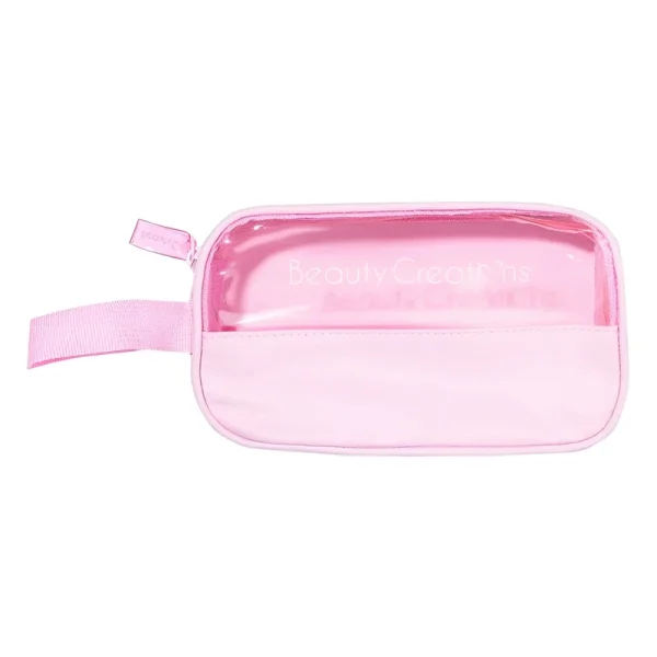 Cosmetics Pink Clear Bag Small Beauty Creations Cosmetiquero