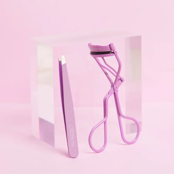 Curler & Tweezer Set Purple - Beauty Creations