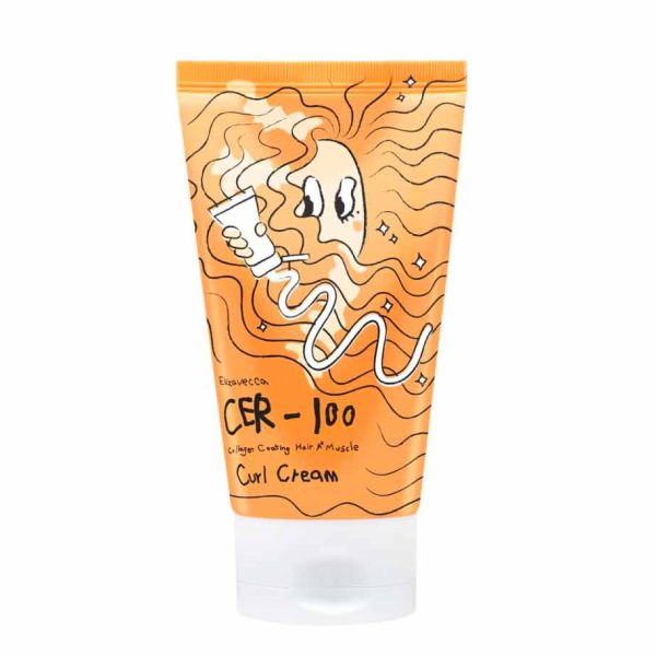 CER-100 Collagen Coating Hair A+ Muscle Curl Cream 120mL Elizavecca
