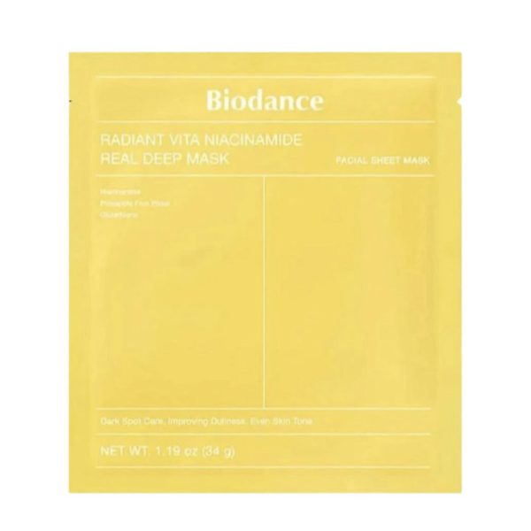 Radiant Vita Niacinamide Real Deep Mask - Biodance