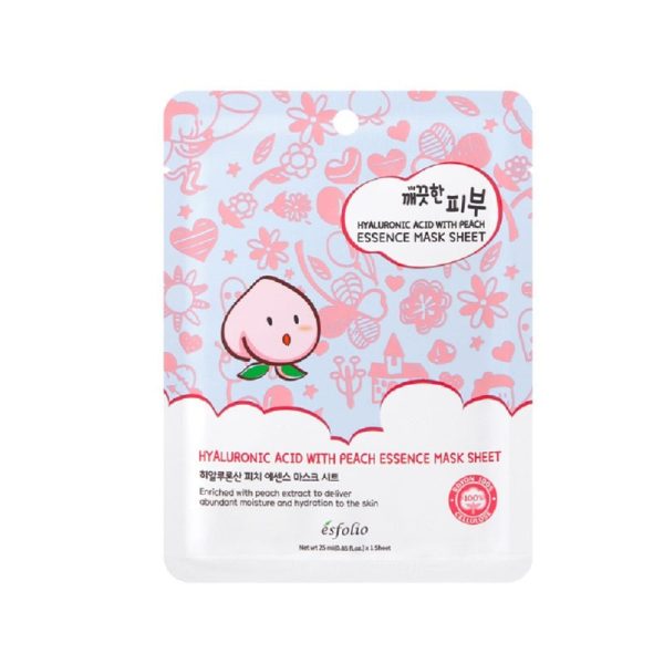 Hyaluronic Acid With Peach Essence Mask Sheet Esfolio