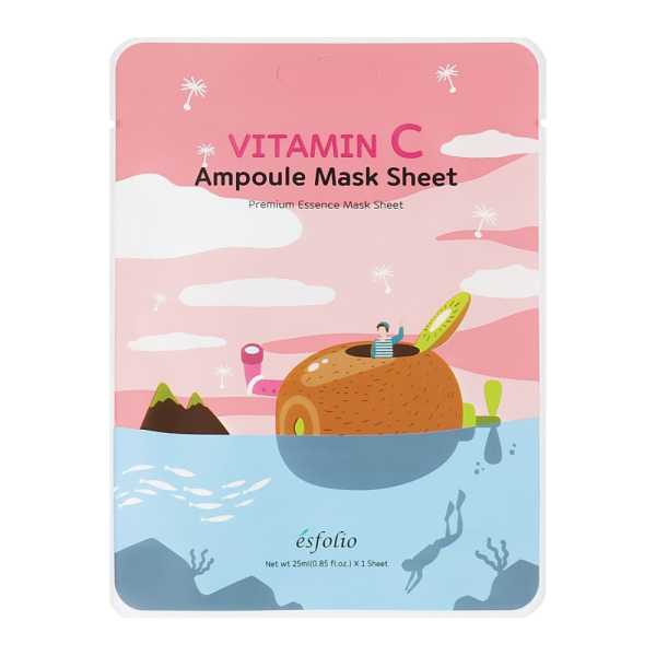 Vitamina C Ampoule Mask Sheet Esfolio