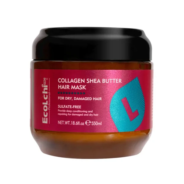 Pro Collagen Shea Butter Hair Mask 550mL - Ecolchi