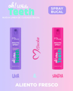 Mouth Spray Oh White Teeth Grape 10ml - Misucka - Imagen 2