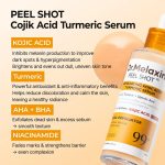 Peel Shot Exfoliating Kojic Acid Turmeric Serum 80ml - Dr.Melaxin - Imagen 4