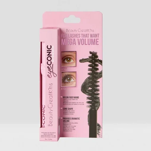 PINK_BOX.jpg Eyeconic Mega Volume Máscara - Beauty Creations - Imagen 1